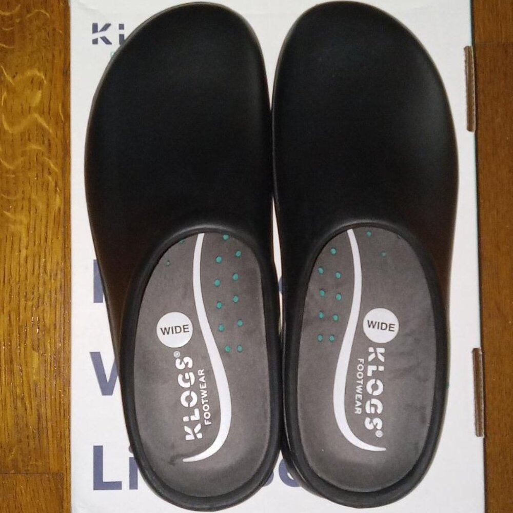 Black Dusy Klogs Size 9W
